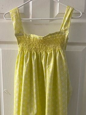 Smocked Cotton Gown - Tall